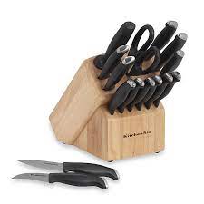 Professional chefs depend on cooking knives that are flexible, durable and easy to grip. Kitchenaid 16 Piece Knife Block Set Bed Bath Beyond