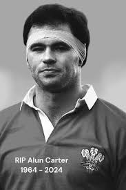 Deeply saddened to hear of the passing of Alun Carter 🏴󠁧󠁢󠁷󠁬󠁳󠁿💔 a  Welsh former rugby union analyst and international player. Thoughts are  with the family and friends at this time.