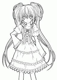 A surreal journey through a cute, curious, bizarre, and beautiful world. Manga Coloring Pages
