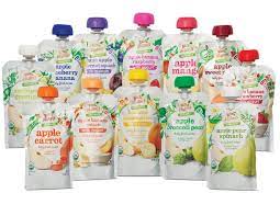 Little Journey Apple Carrot Apple Sweet Potato Apple Pear Green Pea Apple Pear Spinach Apple Broccoli Pear Ptpa Parent Tested Parent Approved