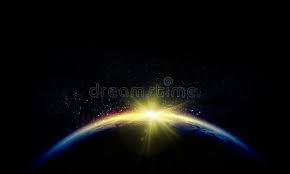 Planet Earth With Appearing Sunbeam Light Sunrise Or Sunset Affiliate Appearing Earth Planet Sunbeam Sunset Ad Planet Earth Planets Earth