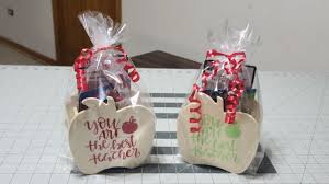 What better way to show appreciation to a teacher than with a stunning gourmet gift basket? Teacher Christmas Dollartree Diy Christmas Gift Basket For Teachers Youtube