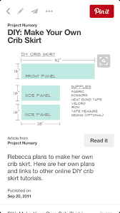 Baby Crib Bed Skirt Measurements Crib Bed Skirt Baby Cribs Baby Crib Bedding