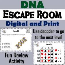 This Breakout Escape Room Is A Fun Way For Students To Improve Their Skills And Knowledge Of The Structure And Dna Lesson Plans Escape Room Functions Activity