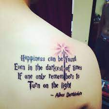 Dumbledore Quotes Harry Potter Quotes Tattoo Dumbledore Quotes Harry Potter Tattoos