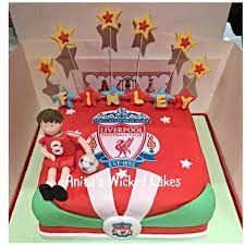 This was made with red velvet and cream cheese icing. Pin On Liverpool Champions My Team