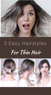 Got Trouble Creating A Perfect Look With Fine Or Thin Hair Here Are 3 Super Easy To Do Hairstyle Easy Hairstyles Easy Hair Updos Easy Hairstyles For Long Hair