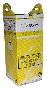 Cartons DASRI : Carton 50Litres