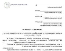 Чтобы узнать номер своего лицевого счета по услуге «домашний интернет», наберите *460# с номера киевстар, если же у вас указан номер другого оператора, напишите нам в чат или. Obrazec Iskovogo Zayavleniya Na Razdel Kommunalnyh Platezhej Licevogo Scheta