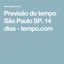 Plural tempos, or tempi from the italian plural) is the speed or pace of a given piece. Previsao Do Tempo Sao Paulo Sp 14 Dias Tempo Com Previsao Do Tempo Paulinho Sao Paulo