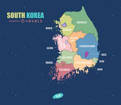 Why is north at the top of the map in cartography and geography? South Korea Map Vector Download