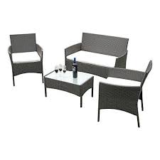 Lounge Set 4tlg In Rattanoptik Mit Glastisch Cube Sofa Garnitur Sitzgruppe Gartenmobel Fur Garten 3 Farbwahl Lounge Mobel Lounge Garnitur Rattan Gartenmobel