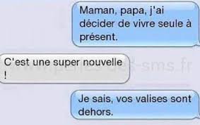 Mere Fille Sms Droles Blague Drole Sms Texto Droles