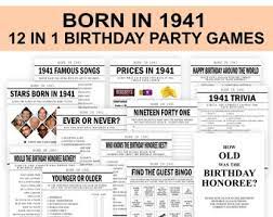 Country living editors select each product featured. Fun Facts 1941 Etsy