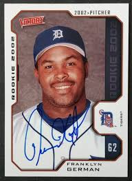 2002 Upper Deck ( VICTORY ) SIGNED: Franklyn German, TIGERS #623