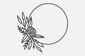 Download Svg Files Floral Wreath Svg Floral Svg File Svg Cut Files 648447 Cut Files Design Bundles