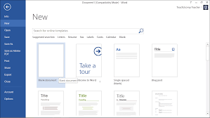 Bring your ideas to life with more customizable templates and new creative options when you subscribe to microsoft 365. Create A New Document In Word 2013 2010 A Tutorial