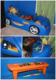 Трек hot wheels невообразимая башня fml03. Introducing The Step2 Hot Wheels Toddler To Twin Race Car Bed Thrifty Nifty Mommy