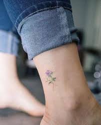 Violet Tattoos Tumblr Tattoos Flower Tattoo On Ankle Violet Tattoo