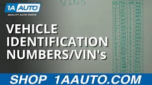 Check spelling or type a new query. Decoding And Understanding Vehicle Identification Numbers Vin S Youtube