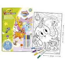 Check out our marker color page selection for the very best in unique or custom, handmade pieces from our shops. Crayola Uni Creatures Maxi Colotring Pages Coloring Book 4 Markers