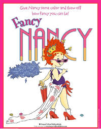 You can use our amazing online tool to color and edit the following fancy coloring pages. Fancy Nancy Book Cover Coloring Sheet By Fluddcappy On Deviantart