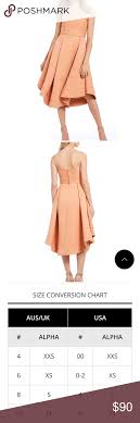 Cocktail Contemporary Dress Peach Color Size Medium Very