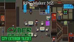 En los juegos de jungla verás muchos animales salvajes y en un juego de plataforma correrás y saltarás por diferentes mundos. Rpg Maker Mz Cyber City Exterior Tiles En Steam