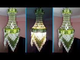 How To Make Jhumar At Home Wall Hanging Decoration Beaded Chandelier Home Decorating Ideas Youtube Hanging Wall Decor Beaded Lampshade Hanging Decor