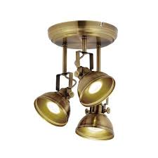 Tasker 3 Light Ceiling Spotlight 17 Stories Ceiling Spotlights Ceiling Lights Antique Brass