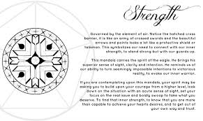 Strengthmandala Jpg 890 530 Pixels Mandala Quotes Mandala Tattoo Mandala Meaning