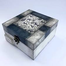 Woodland Decorative Storage Box With Lid Woodland Pattern Decor Jewelry Organizer Decorati Decorative Storage Boxes Decorative Boxes Storage Boxes With Lids