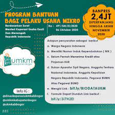 Akses www.depkop.go.id daftar online bantuan umkm tahap 3 terbaru 2021. Cara Daftar Blt Umkm Online Rp2 4 Juta Login Di Depkop Go Id Langsung Cair Ke Rekening Ringtimes Banyuwangi