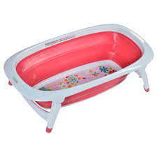 How to use karibu folding bath tub tutorial: Fitchbaby Foldable Baby Bath Tub Pink