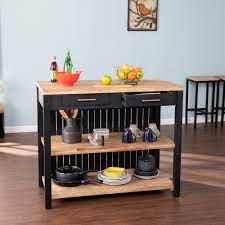 Kiss your cluttered countertop days goodbye. Gracie Oaks Expandable Freestanding Kitchen Island Reviews Wayfair