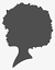 Clip Art Natural Hair Silhouette