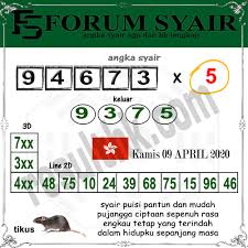 Prediksi Hk Kamis 09 April 2020 Result Hk Pools 6d Tercepat