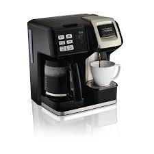 With front access to the water reservoir and brew basket, the hamilton beach programmable easy access coffee maker puts an end to the back and forth maneuvering of a countertop coffee maker. Hamilton Beach 12 Cup Black With Stainless Steel Programmable Coffee Maker Lowe S Canada
