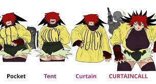 Pocket tent curtain curtain call meme