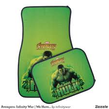 Avengers Infinity War We Have A Hulk Car Floor Mat Avengers Infinity War We Have A Hulk