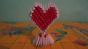 Como Hacer Un Corazon De Origami 3d Origami Crafts 3d Origami Heart Origami Elephant