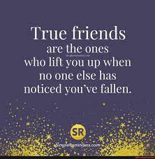 True Friends Are The Ones Who Lift You Up When No One Else Has Noticed You Ve Fallen Simplereminders Cam America S Best Pics And Videos