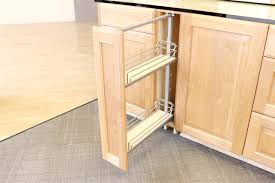 1 door slim base cabinet with pullout