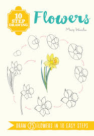 It is all about knowing the proportions of the flowers and that you can easily do with the help of guidelines. Search Press 10 Step Drawing Animals By Heather Kilgour