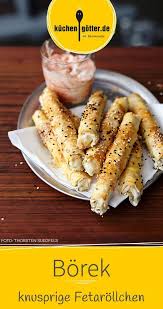 Knusprige Borek Mit Feta Rezept Rezepte Fingerfood Fingerfood Rezepte