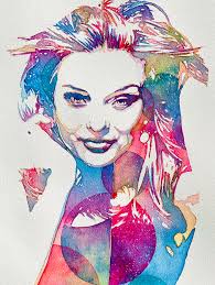 Watercolor painting of a backyard visitor