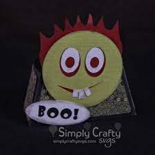 Smiley Halloween Treat Box Set Simply Crafty Svgs Halloween Treat Boxes Treat Boxes Halloween Paper Crafts