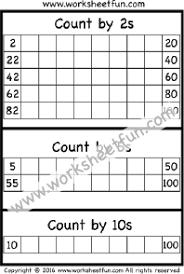 Skip Counting By 2s 5s And 10s One Worksheet Skip Counting Skip Counting By 2 Counting In 2s