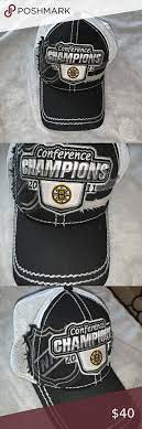 Boston Bruins 2011 Conference Champions Hat Champion Hat Mens Accessories Accessories Hats