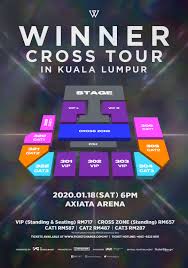 Winner Cross Tour In Kl Ticketing Seating Plan Unveiled